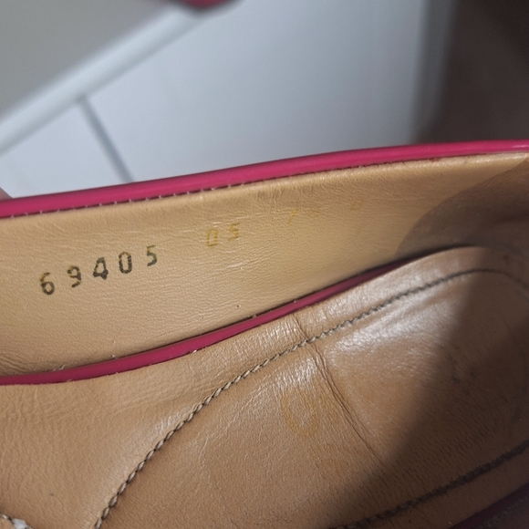 Salvatore Ferragamo Varina flats pink patent leather ballet flats SZ 7.5 - Picture 14 of 16